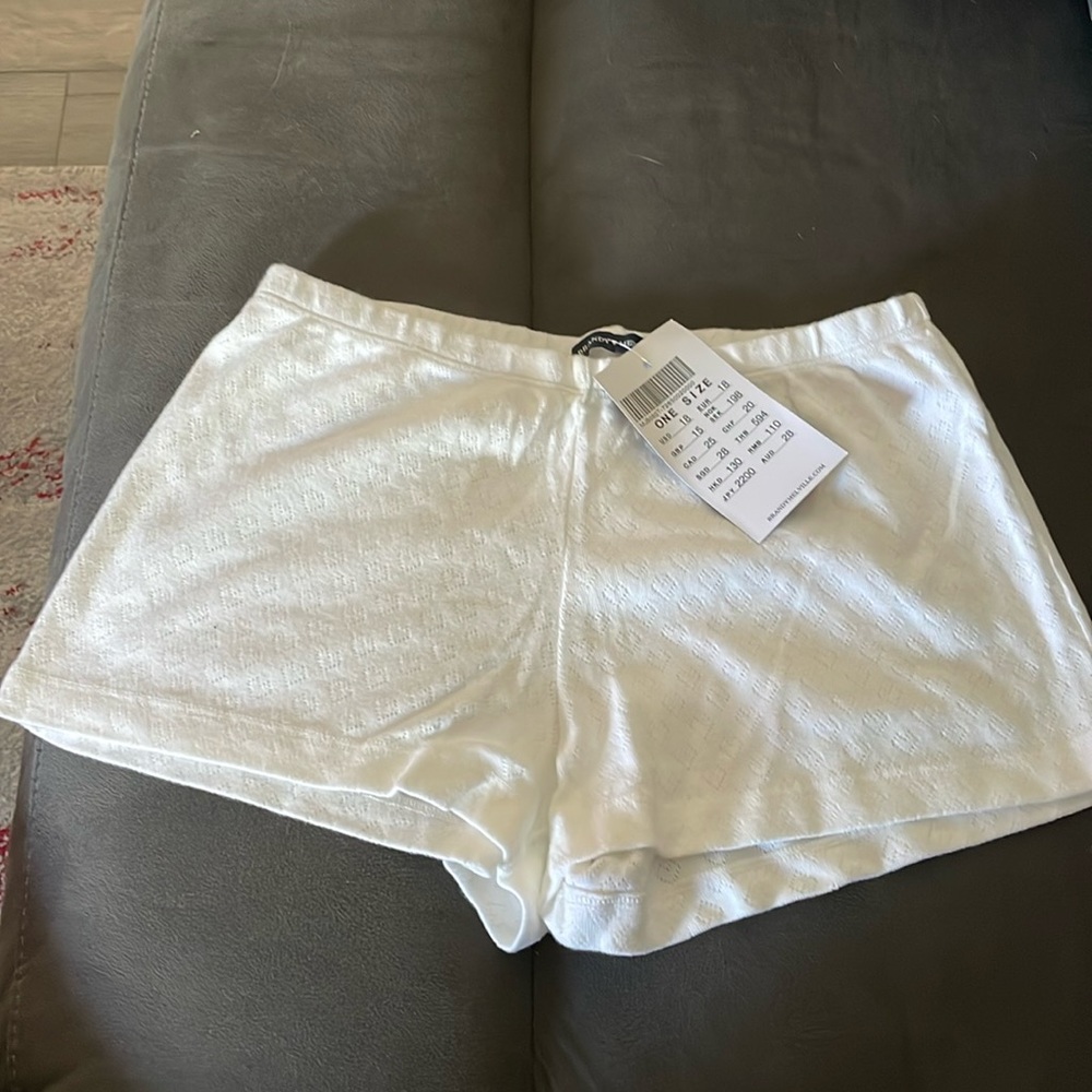 Brandy Melville Emery Eyelet Hearts Sweatshorts